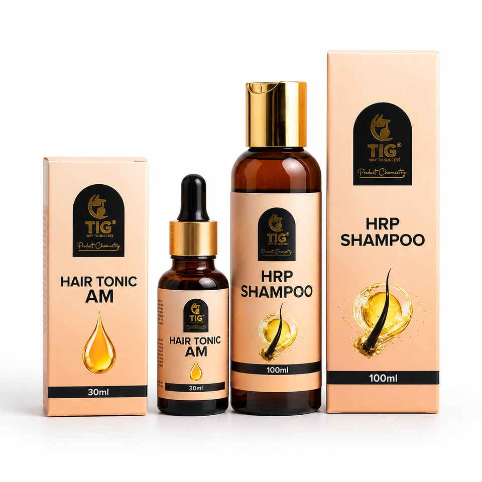 TIG Hair Care Combo | HRP Hair Growth Shampoo with Hair Tonic for Stronger & Healthier Hair