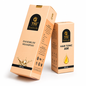 TIG Dandruff Control & Hair Care Combo | Anti Dandruff Shampoo + Hair Tonic for Healthy Scalp & Strong Hair