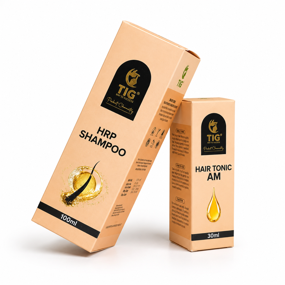 TIG Hair Care Combo | HRP Hair Growth Shampoo with Hair Tonic for Stronger & Healthier Hair