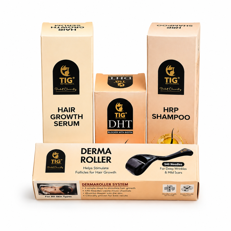 TIG Hair Growth Serum with Biotin & DHT Blocker | Hair Fall Control & Hair Regrowth Serum for Men & Women | 100ml